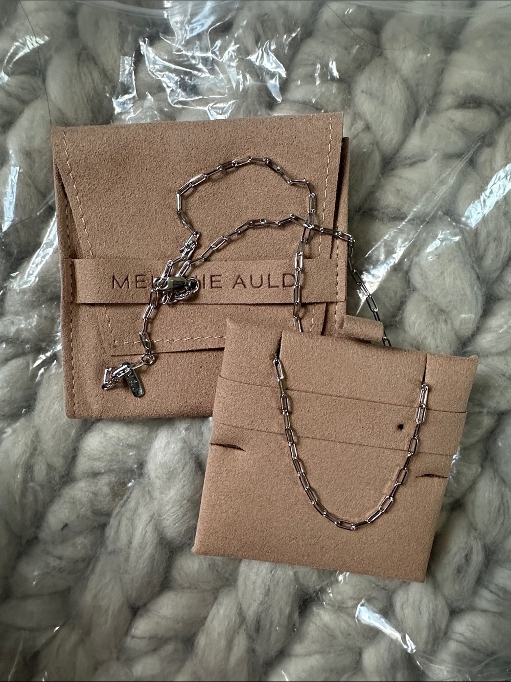Melanie Auld - Thin Staple Chain (18” + 2” extension) - Sterling Silver